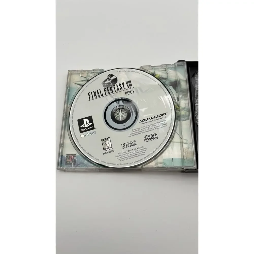 Final Fantasy 7 PlayStation Black Label -Tested Works No Manual